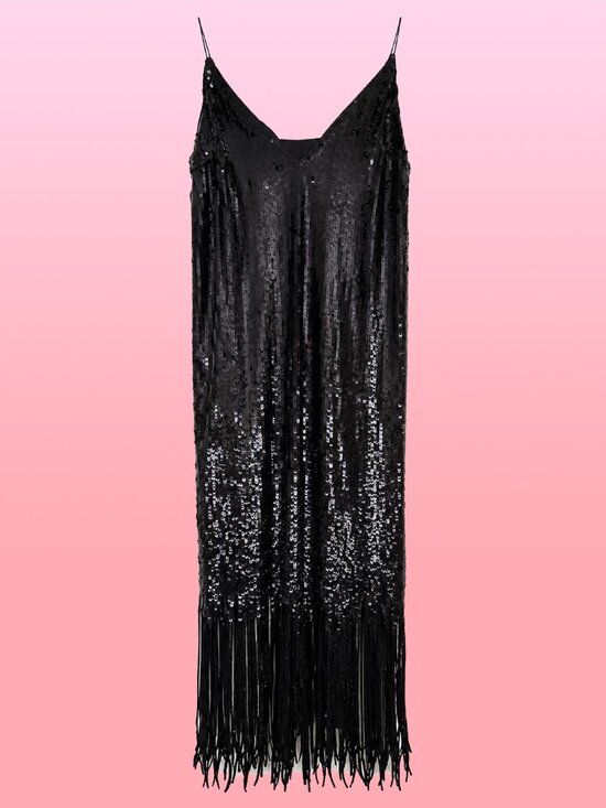 H&M Dresses & Skirts - Long Sequin Fringe Maxi Dress by H&M Size M EXCELLENT CONDITION